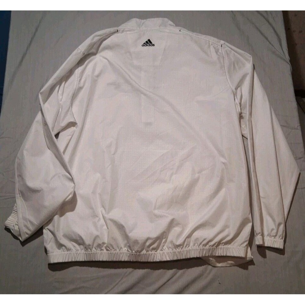 Adidas Climaproof Golf 1/4 Zip Pullover Wind Jacket Size Large Savannah Harbor - Picture 2 of 7